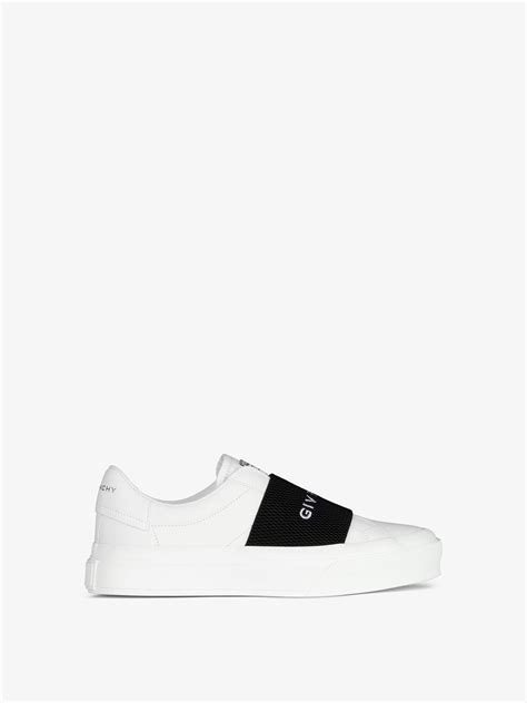 City Sport sneakers in leather with GIVENCHY strap